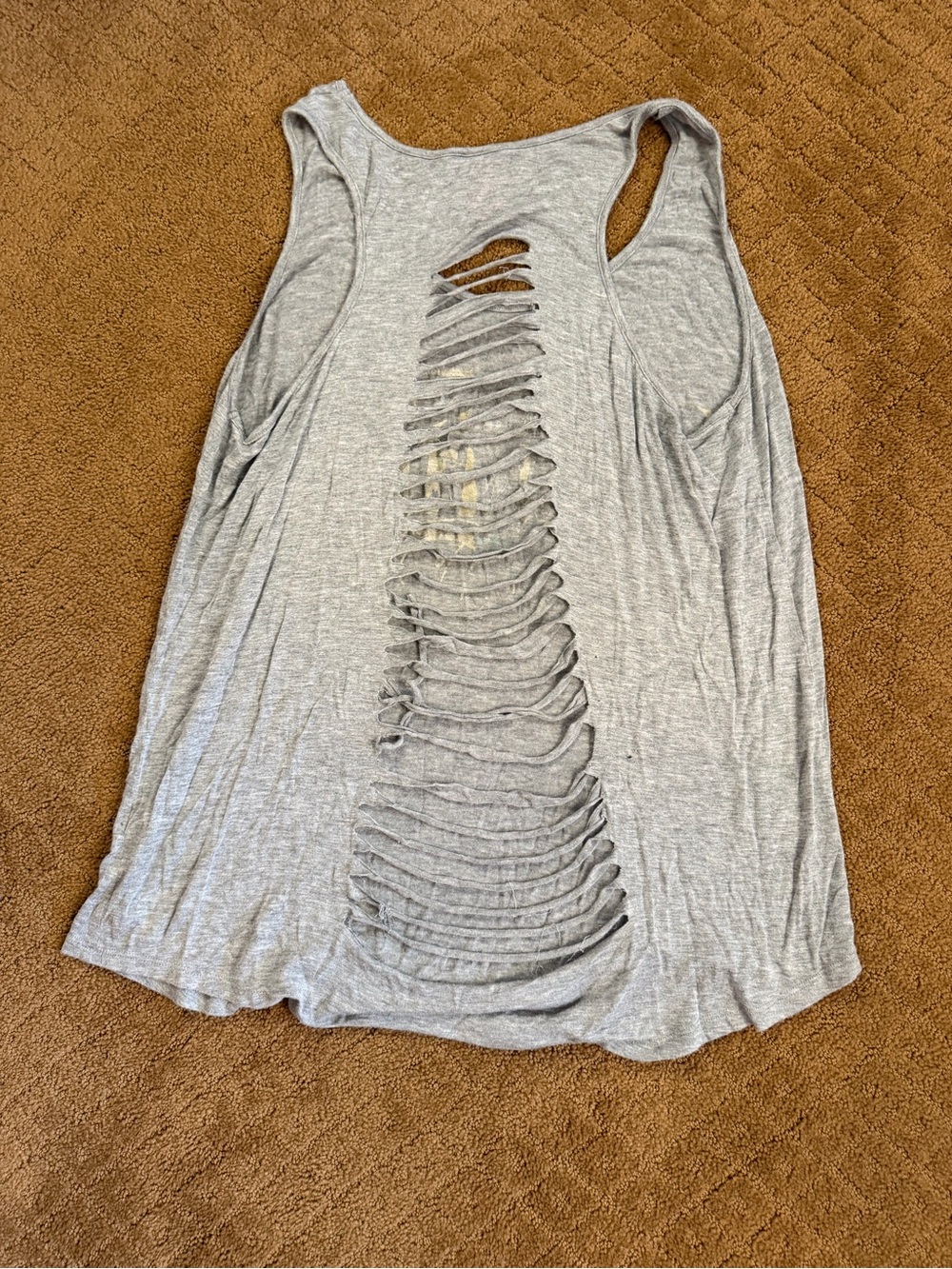Just Ginger Authentic Country Distressed Gray Tank Top Women’s XXL - Picture 7 of 7